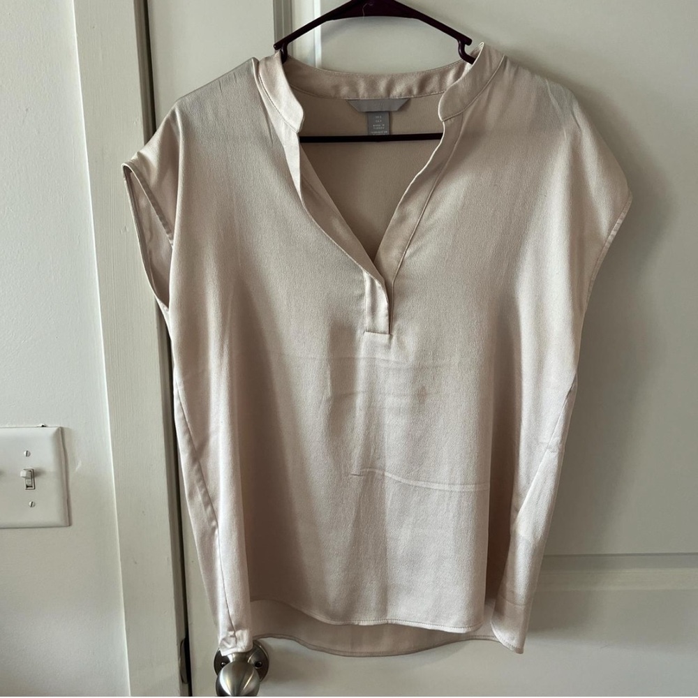 Elegant Cream Women's Top